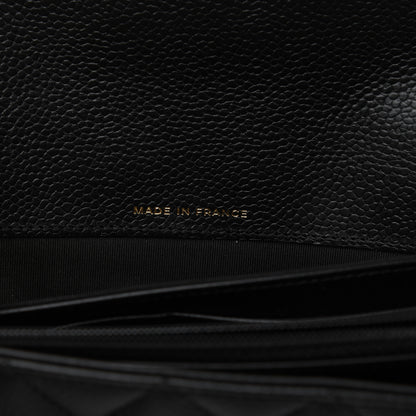 Chanel Caviar Quilted Long Boy Flap Wallet Blackiar Quilted Boy Flap Wallet Black 9 of 14