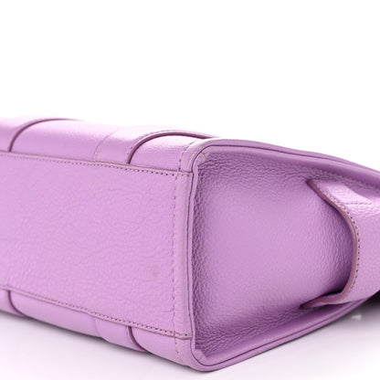Marc Jacobs Grained Calfskin Mini The Tote Bag Purple 11 of 11