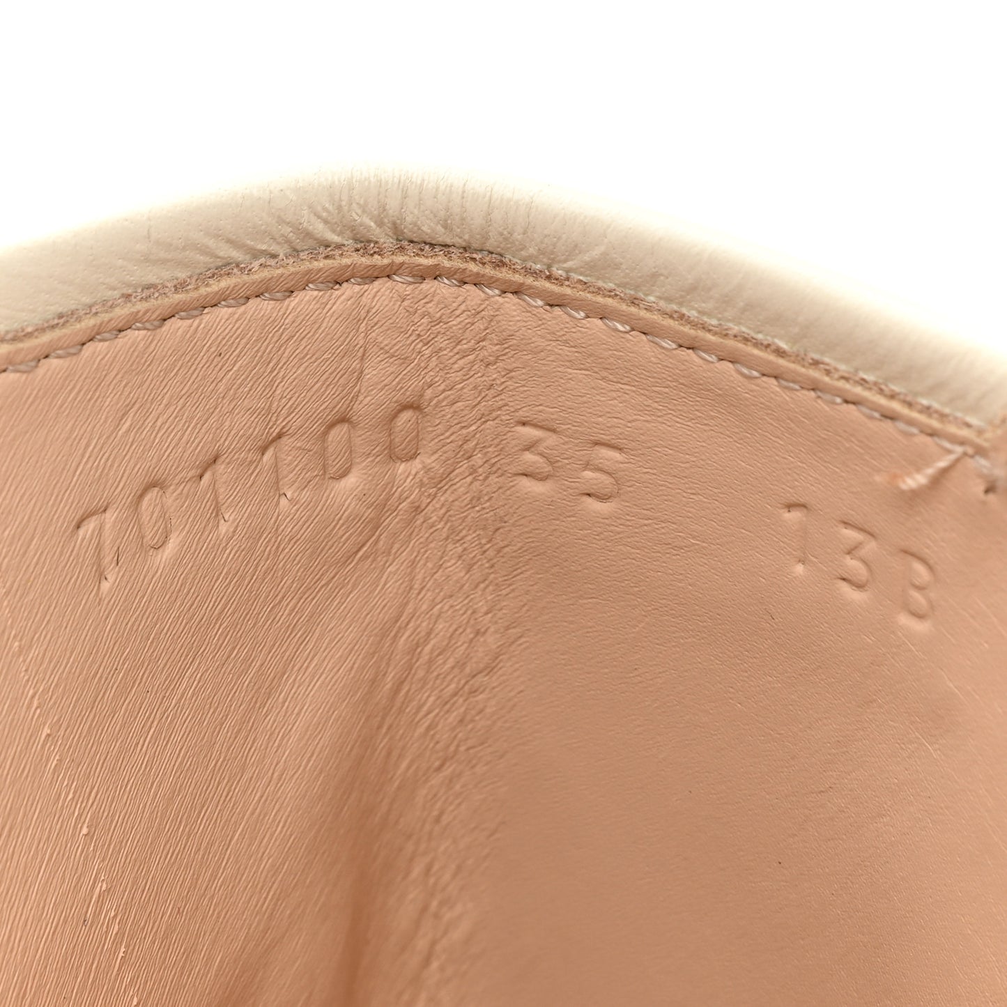 Kensington Calfskin Nappa GG Supreme Monogram Womens Double Buckle Ankle Boots 35 Mystic White Beige