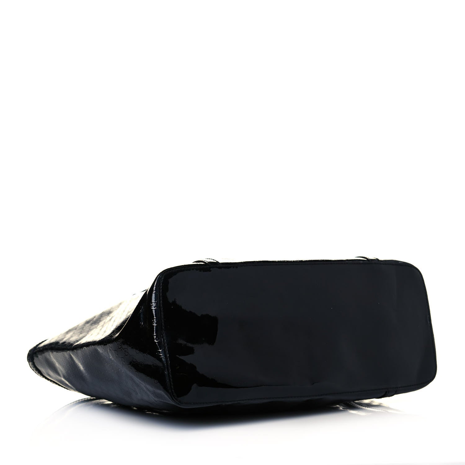 Gucci Patent Microguccissima Medium Nice Tote Black 3 of 9