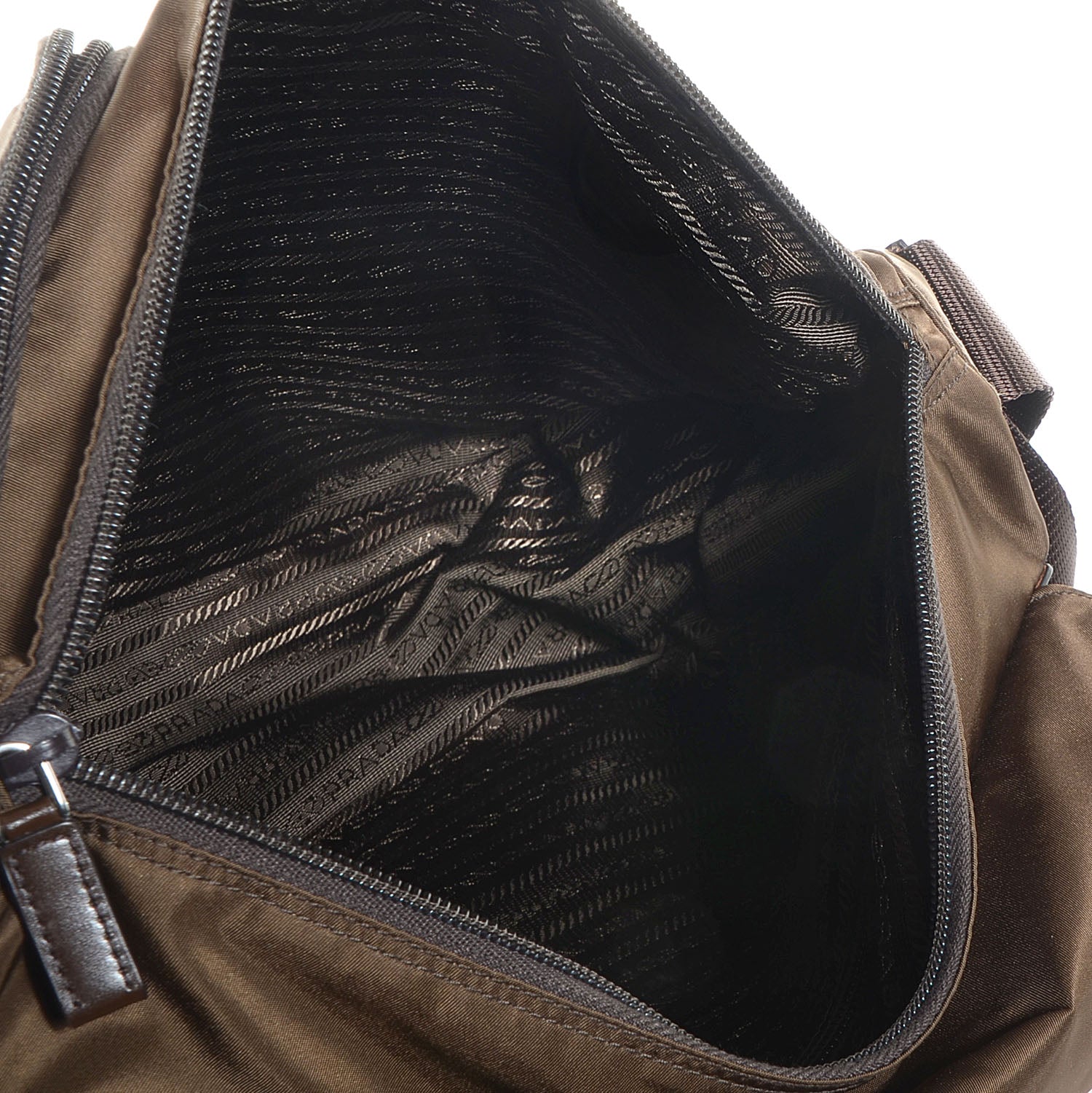 Prada Nylon Vela Messenger Bag Tundra 5 of 11