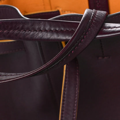 Celine Smooth Calfskin Small Tassel Cabas Phantom Burgundy 15 of 18