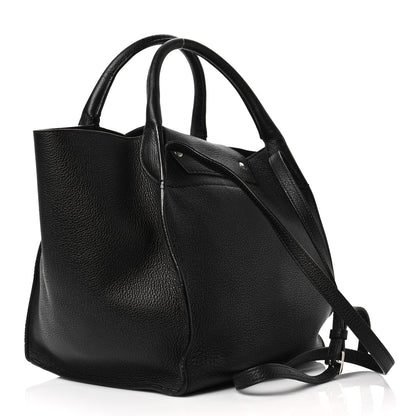 Celine Supple Grained Calfskin Small Long Strap Big Bag Black 3 of 8