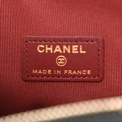 Chanel Lambskin Quilted CC In Love Heart Clutch With Chain Black 6 of 11