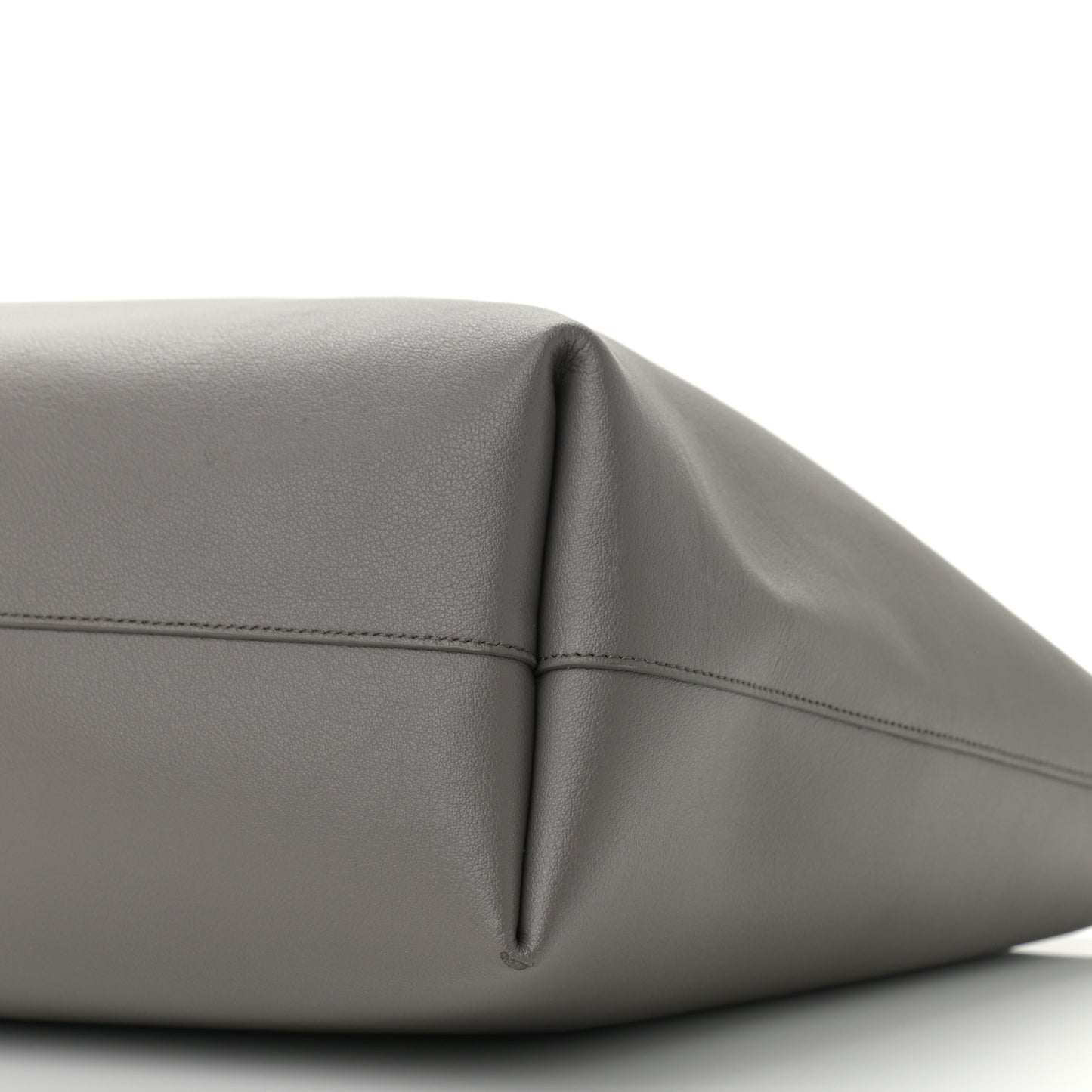 Calfskin Large Shopping Tote Fog