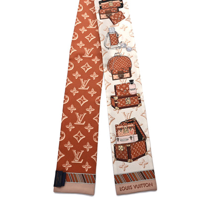 Louis Vuitton Silk Monogram Fall For You Bandeau Brown 2 of 3