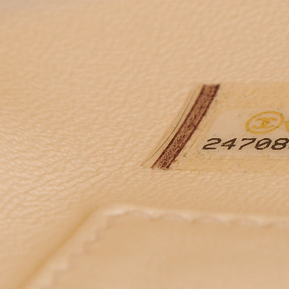 Chanel Caviar Lizard Quilted Medium Coco Handle Flap Ivory 8 of 10