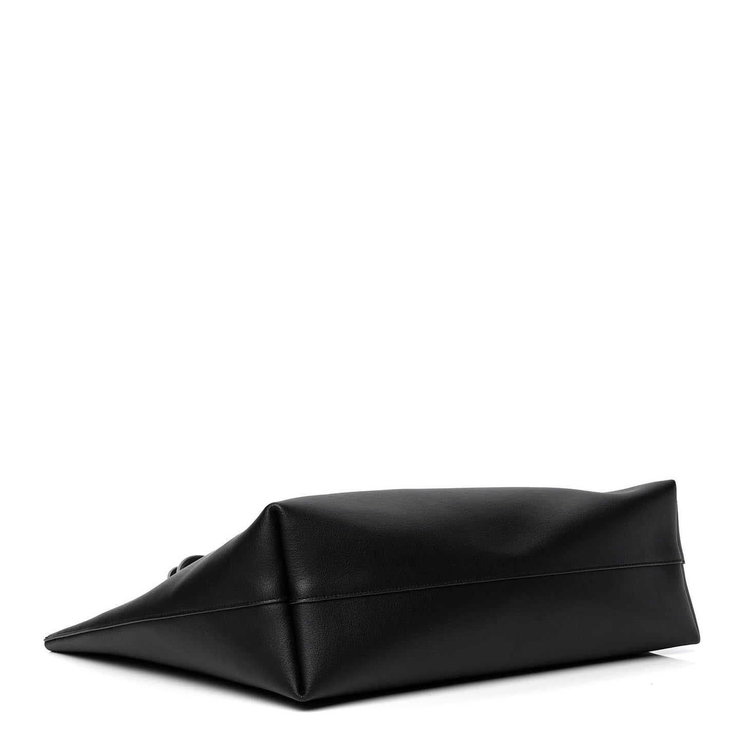Calfskin Large Shopping Tote Black