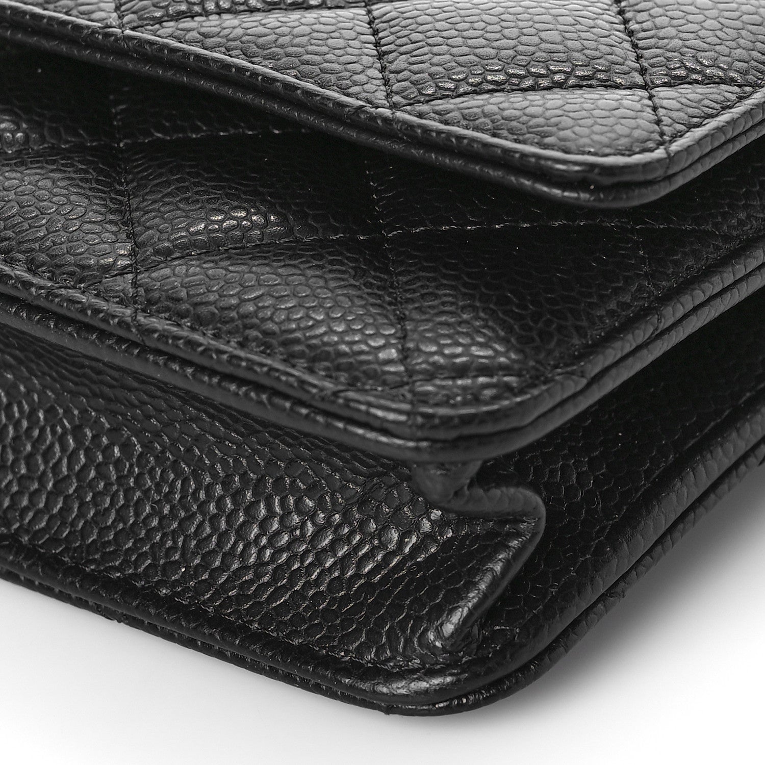 Chanel Caviar Quilted Wallet On Chain WOC Black 9 of 10