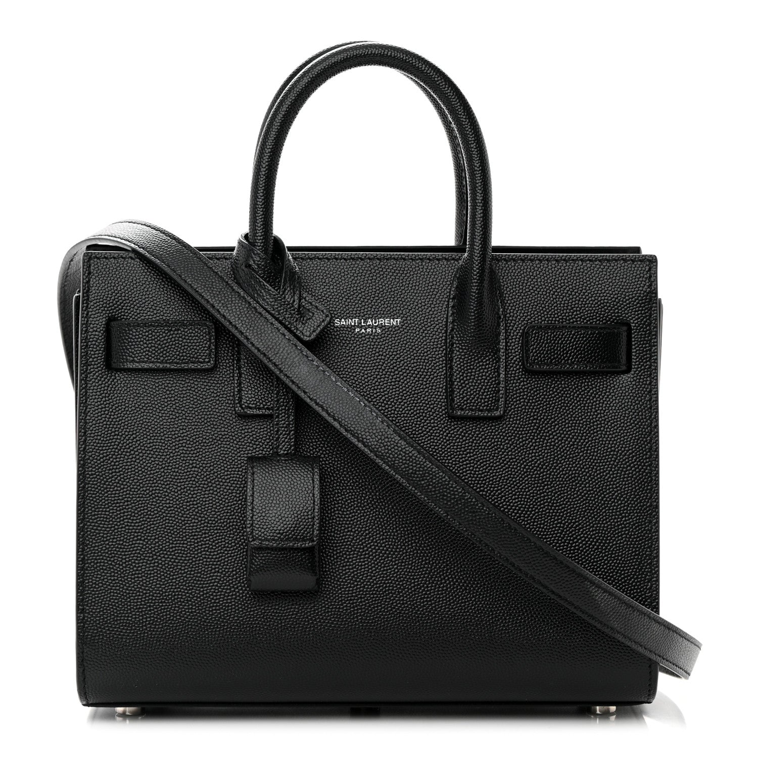 Saint Laurent Grain De Poudre Nano Sac De Jour Black 1 of 14