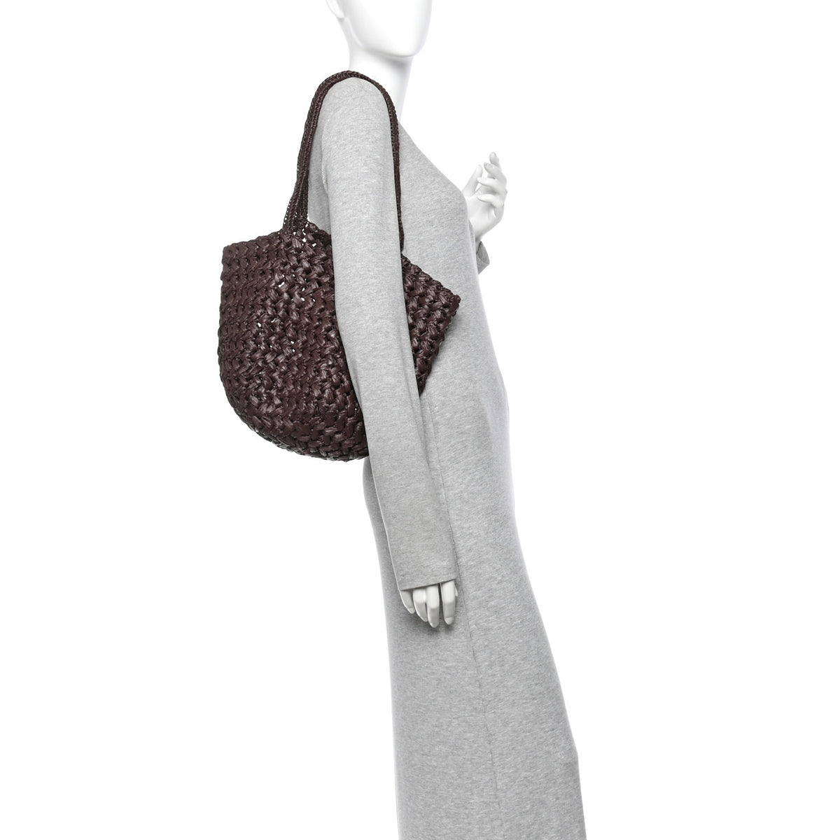 Raffia Estelle Two Bag Espresso