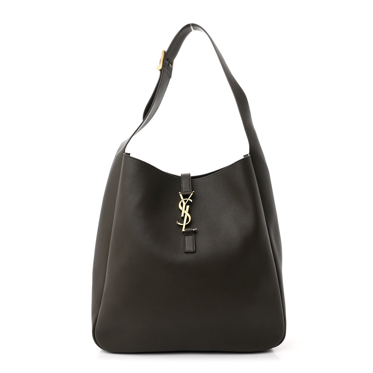 Saint Laurent Smooth Calfskin Large Le 5 A 7 Soft Hobo Light Musk 1 of 9