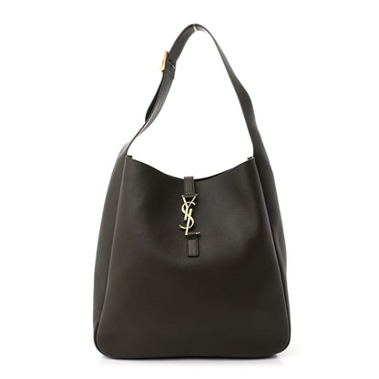 Saint Laurent Smooth Calfskin Large Le 5 A 7 Soft Hobo Light Musk 1 of 9
