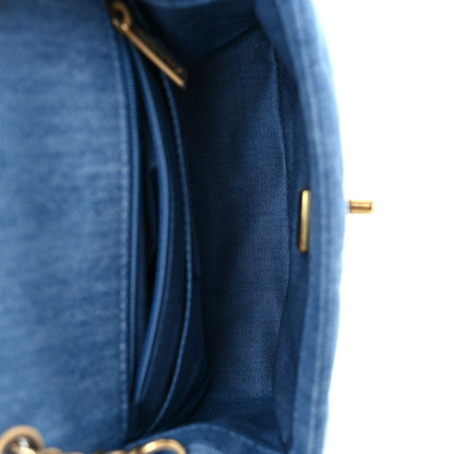 Chanel Denim Quilted Mini Pearl Crush Flap Blue 5 of 11