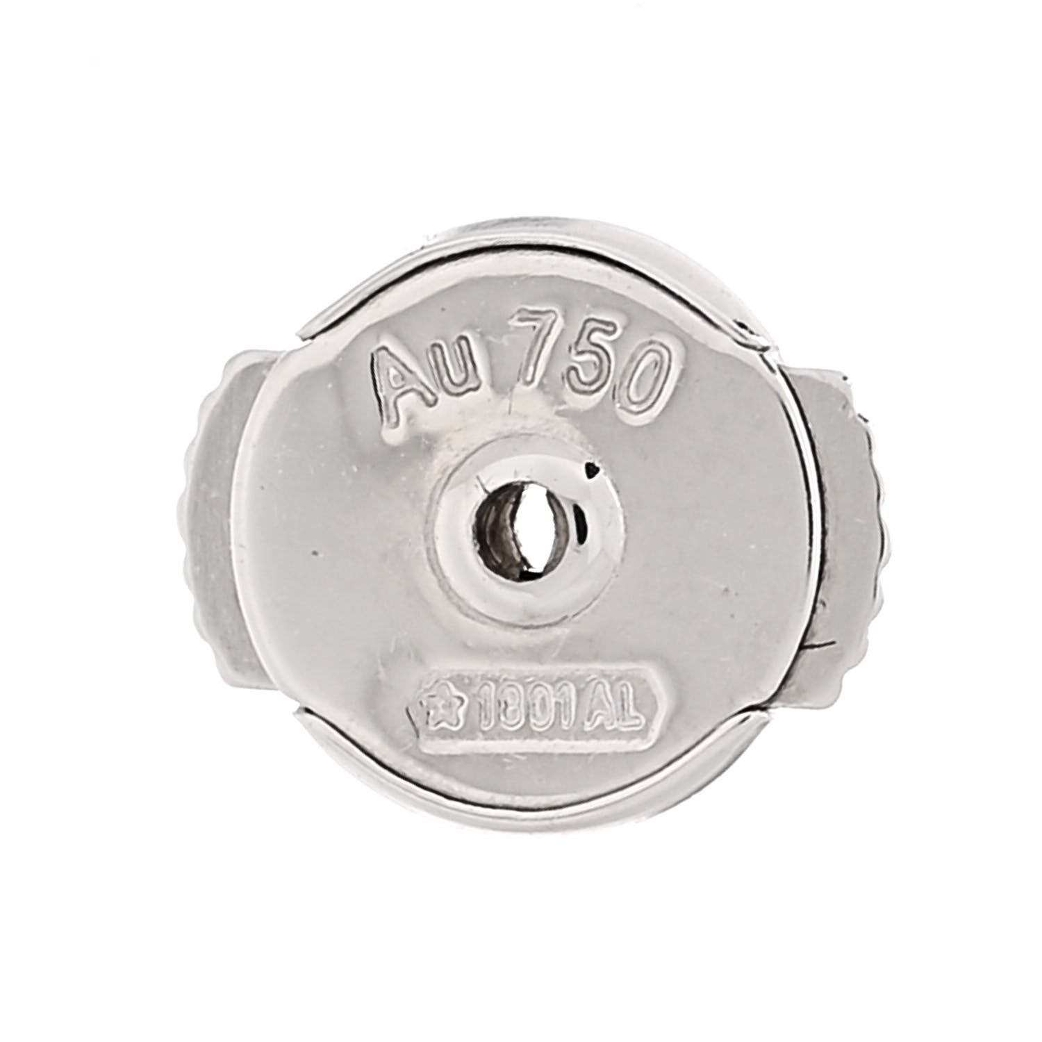 Cartier 18K White Gold LOVE Earrings 5 of 5