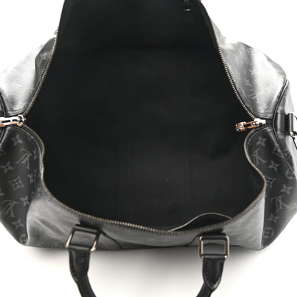 Louis Vuitton Monogram Eclipse Keepall Bandouliere 55 4 of 10