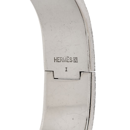 Hermes Enamel Wide Clic Clac H Bracelet GM Orange 4 of 4