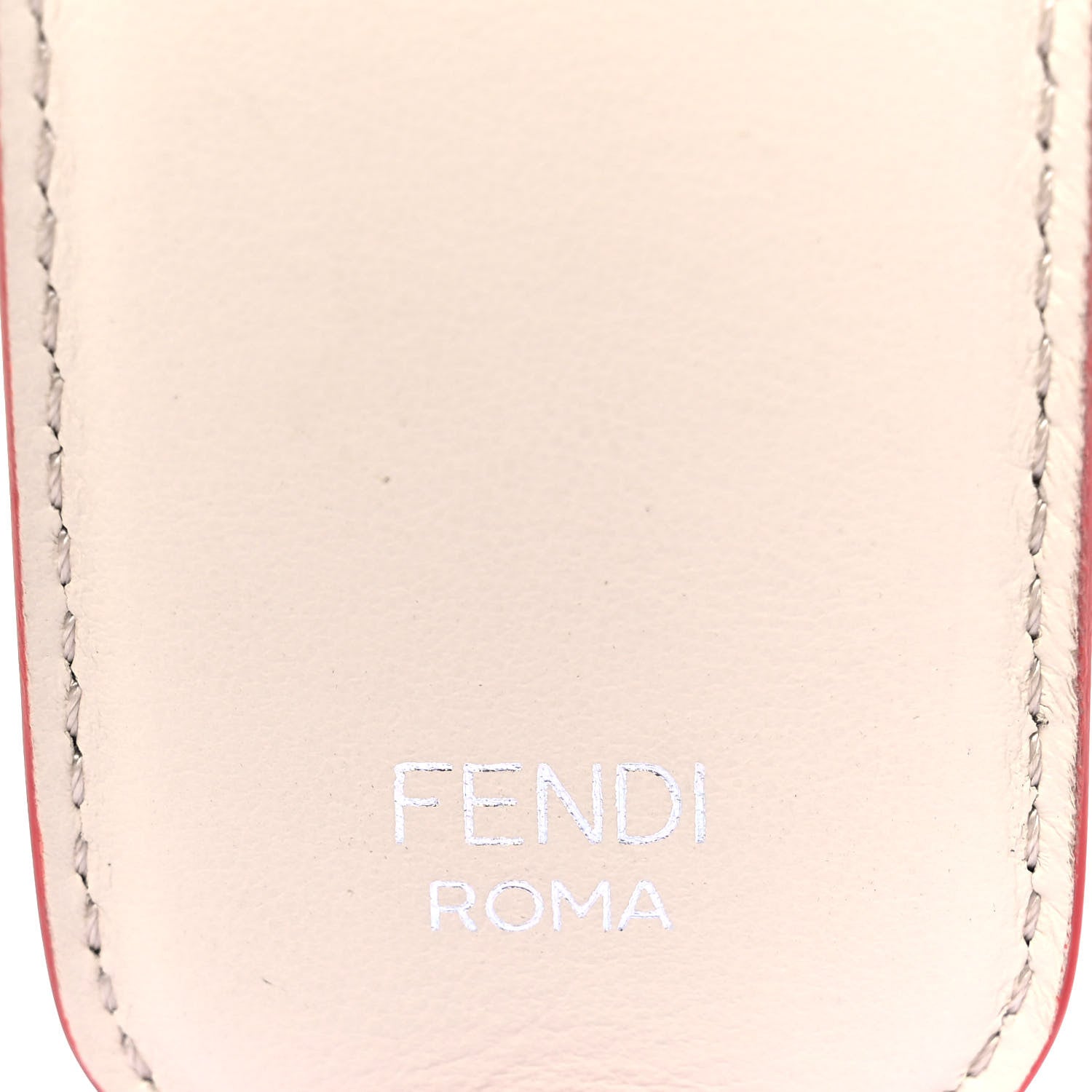 Fendi Vitello Dolce Fun Fair Metal Studded Strap You Camelia Multicolor 6 of 8