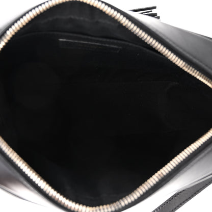 Saint Laurent Calfskin Matelasse Monogram Lou Camera Bag Black 5 of 9