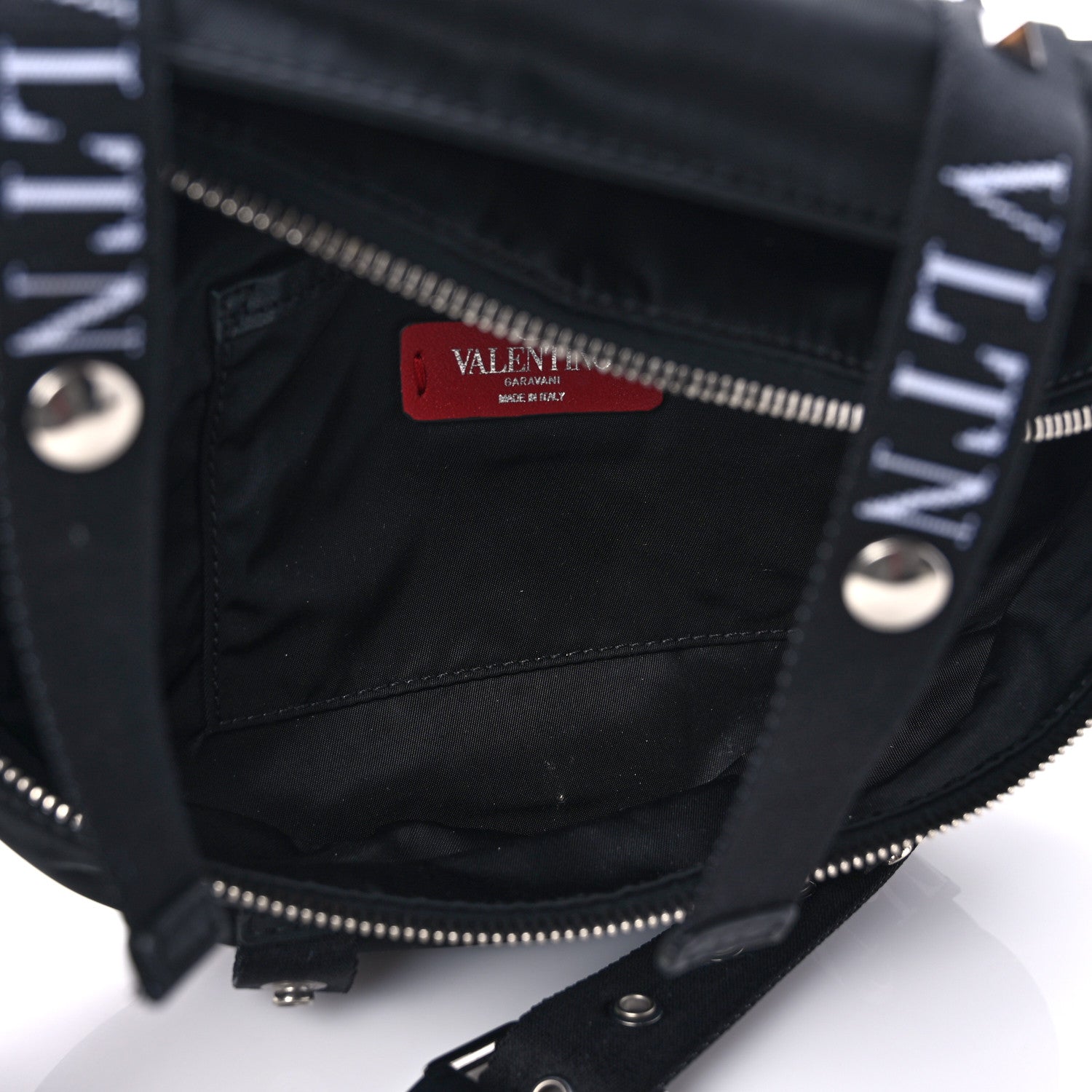 Valentino Garavani Nylon Ribbon VLTN Belt Bag Black 4 of 7