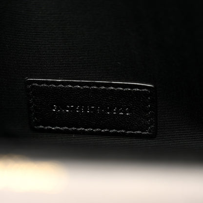 Saint Laurent Lambskin Carre Quilted Cassandre Pouch Clutch Black 7 of 7