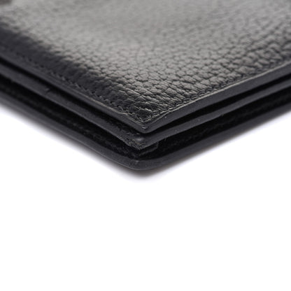 Hermes Chevre Mysore Bearn Gusset Wallet Black 10 of 11