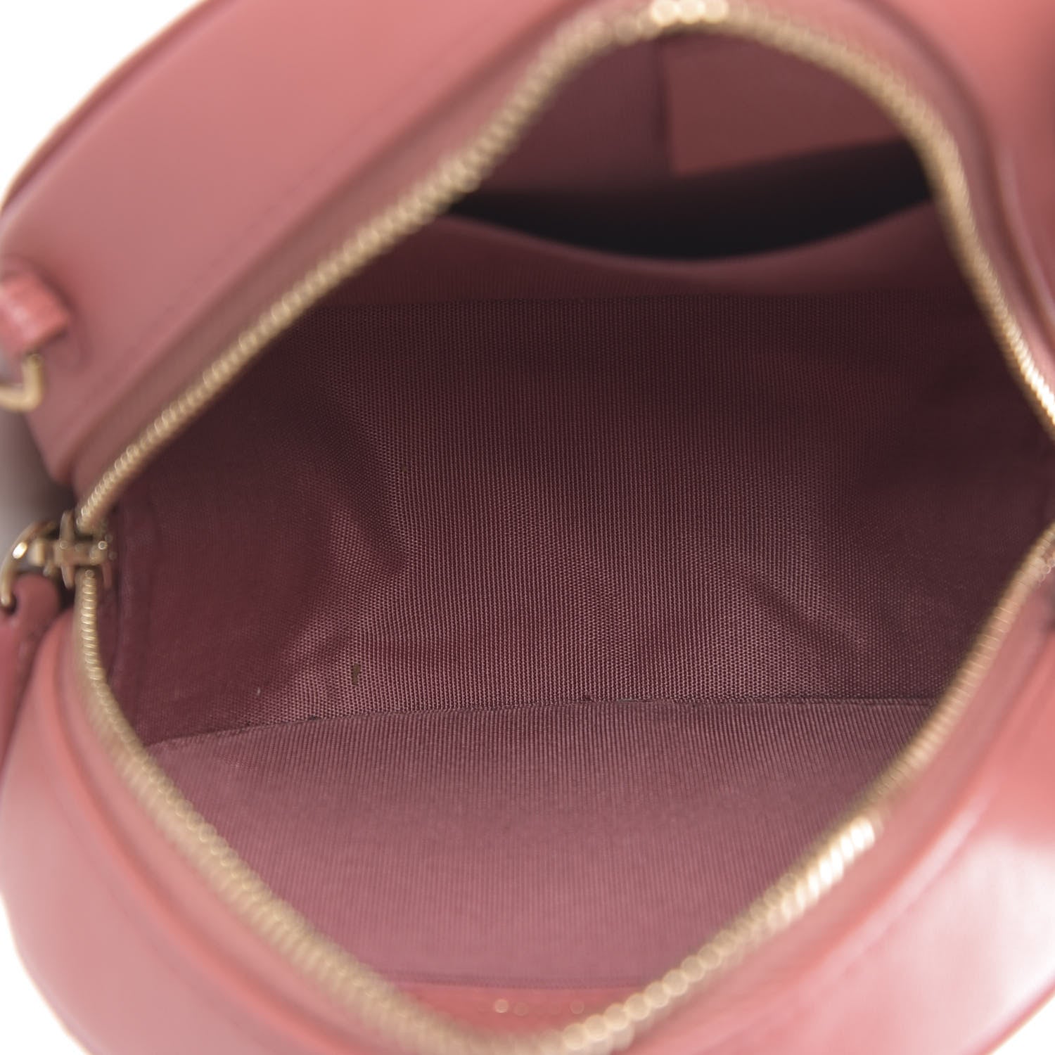 Chanel Lambskin Quilted Round Clutch With Chain Pink 5 of 10