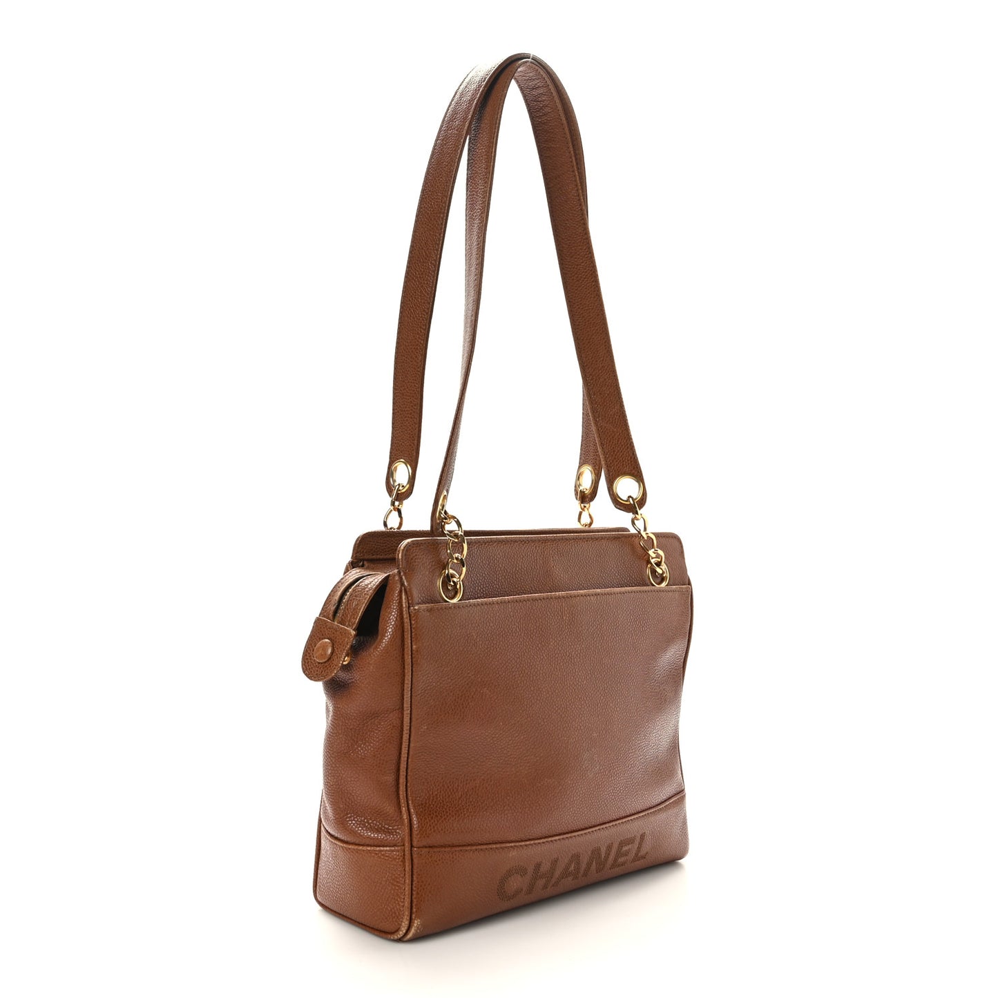Caviar Shoulder Bag Brown