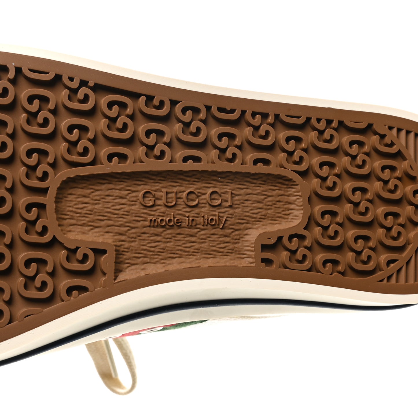 Jacquard Mini GG Monogram Web Womens 1977 Tennis Sneakers 41 White