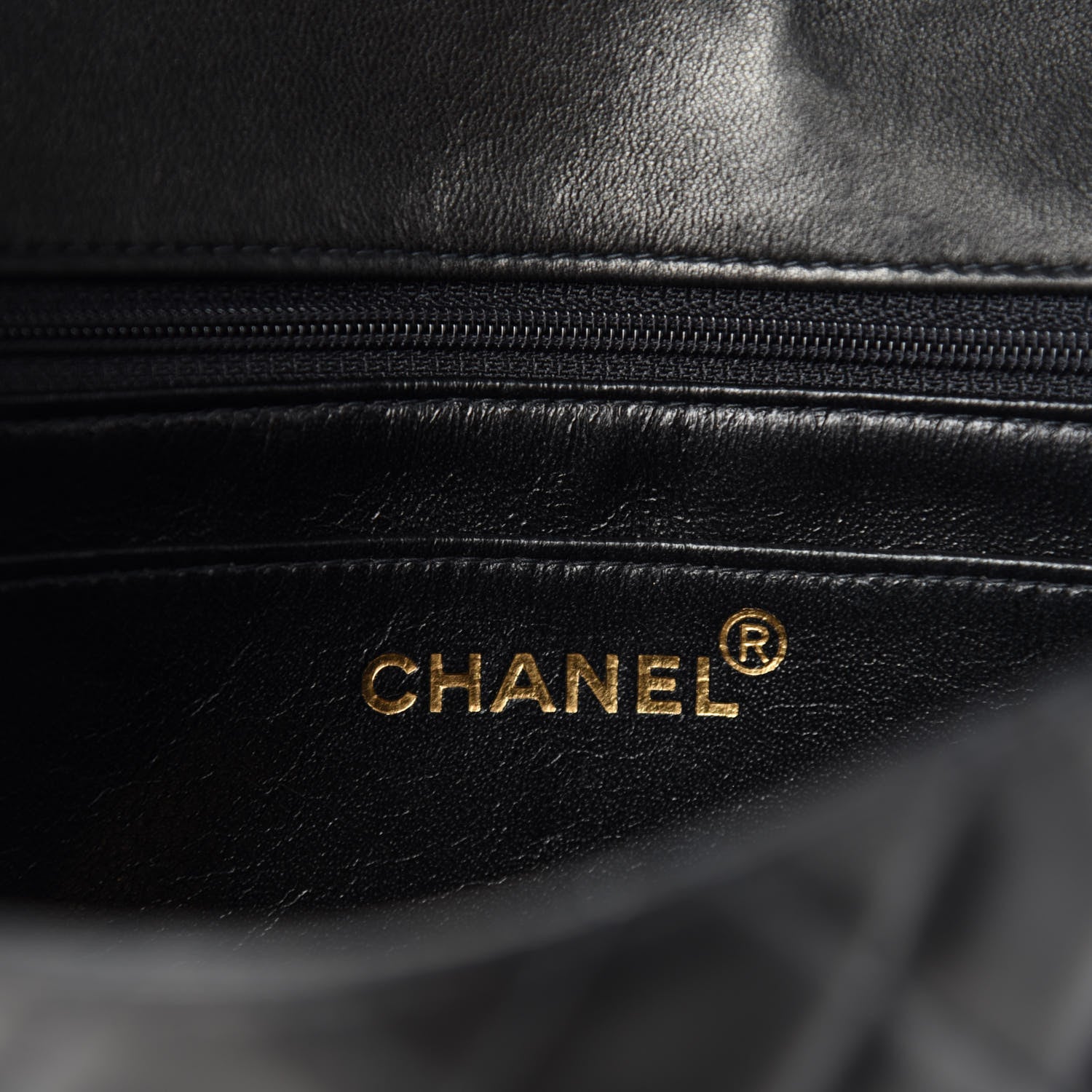 Chanel Lambskin Quilted Medium Single Flap Black 8 of 12