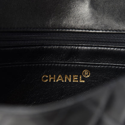 Chanel Lambskin Quilted Medium Single Flap Black 8 of 12