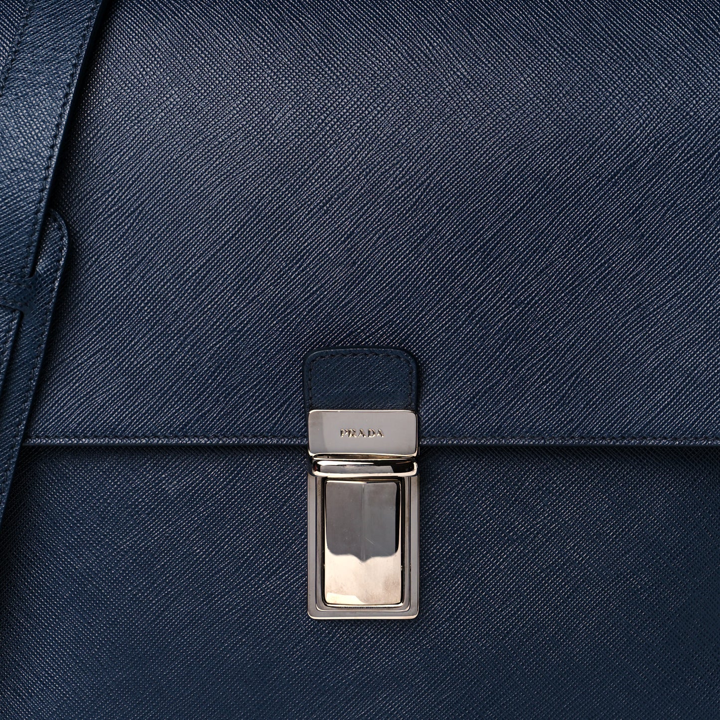 Saffiano Messenger Satchel Bluette