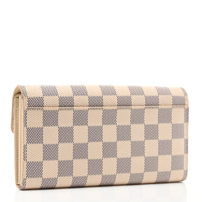 Louis Vuitton Damier Azur Sarah Wallet NM 3 of 6