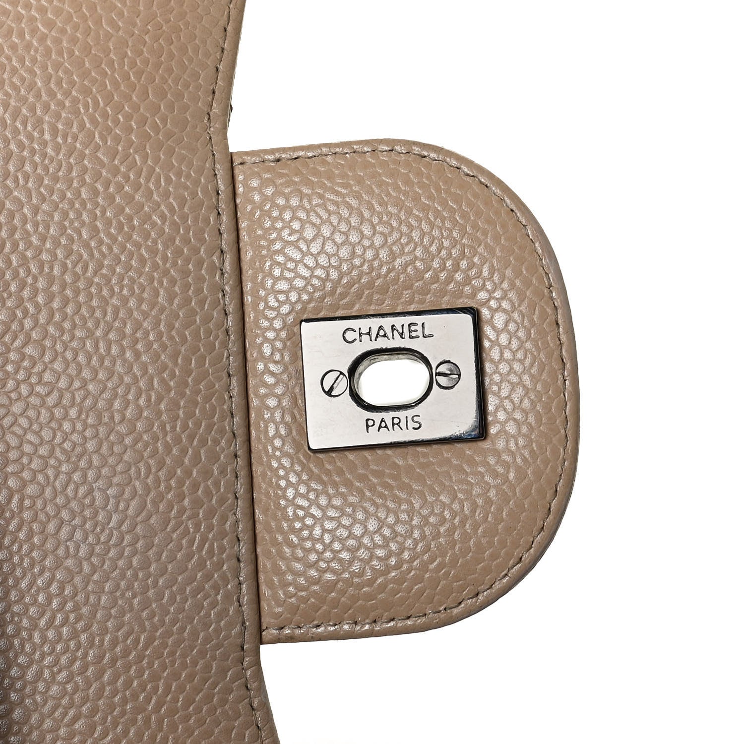 Chanel Caviar Quilted Jumbo Double Flap Beige Clair 11 of 13