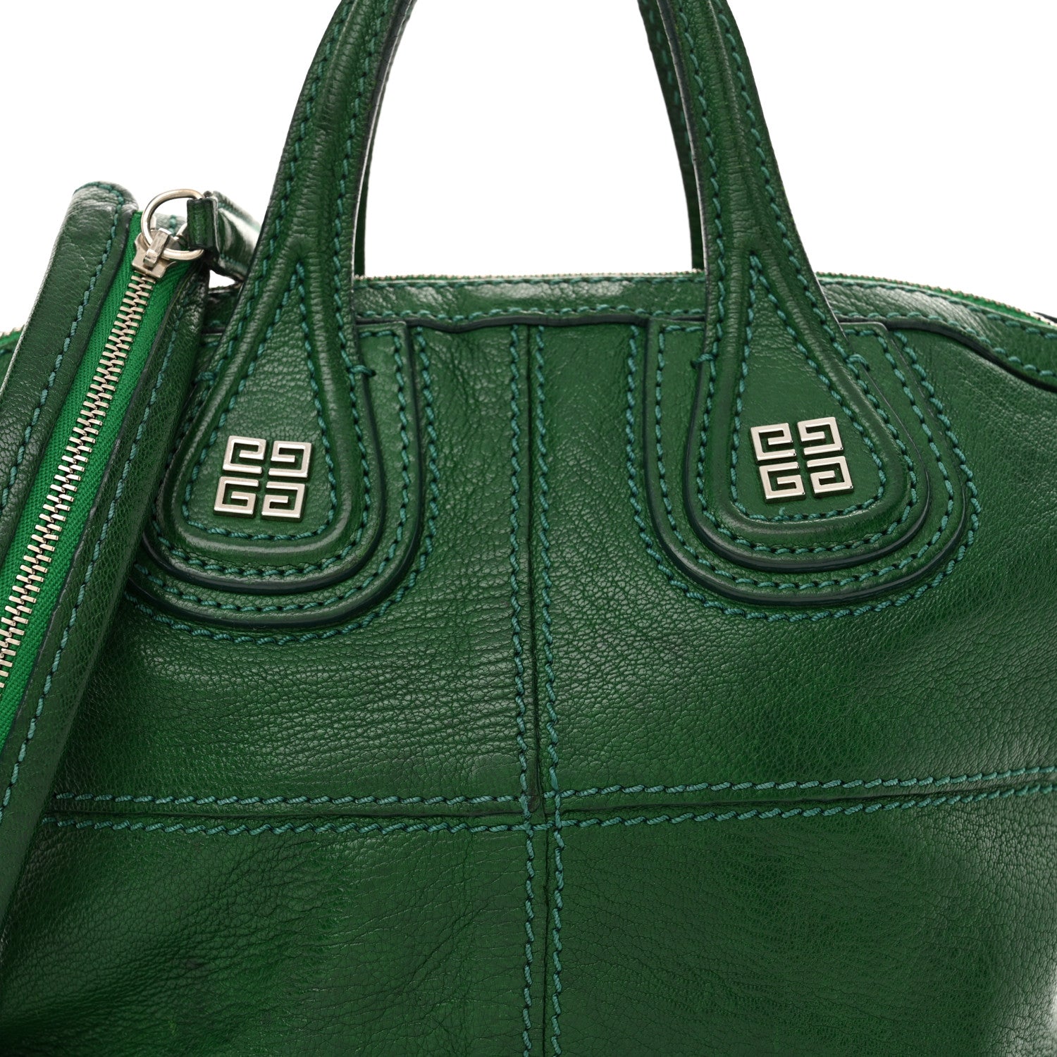Givenchy Sugar Goatskin Micro Nightingale Emerald 8 of 14