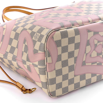 Louis Vuitton Damier Azur Tahitienne Neverfull MM 11 of 14