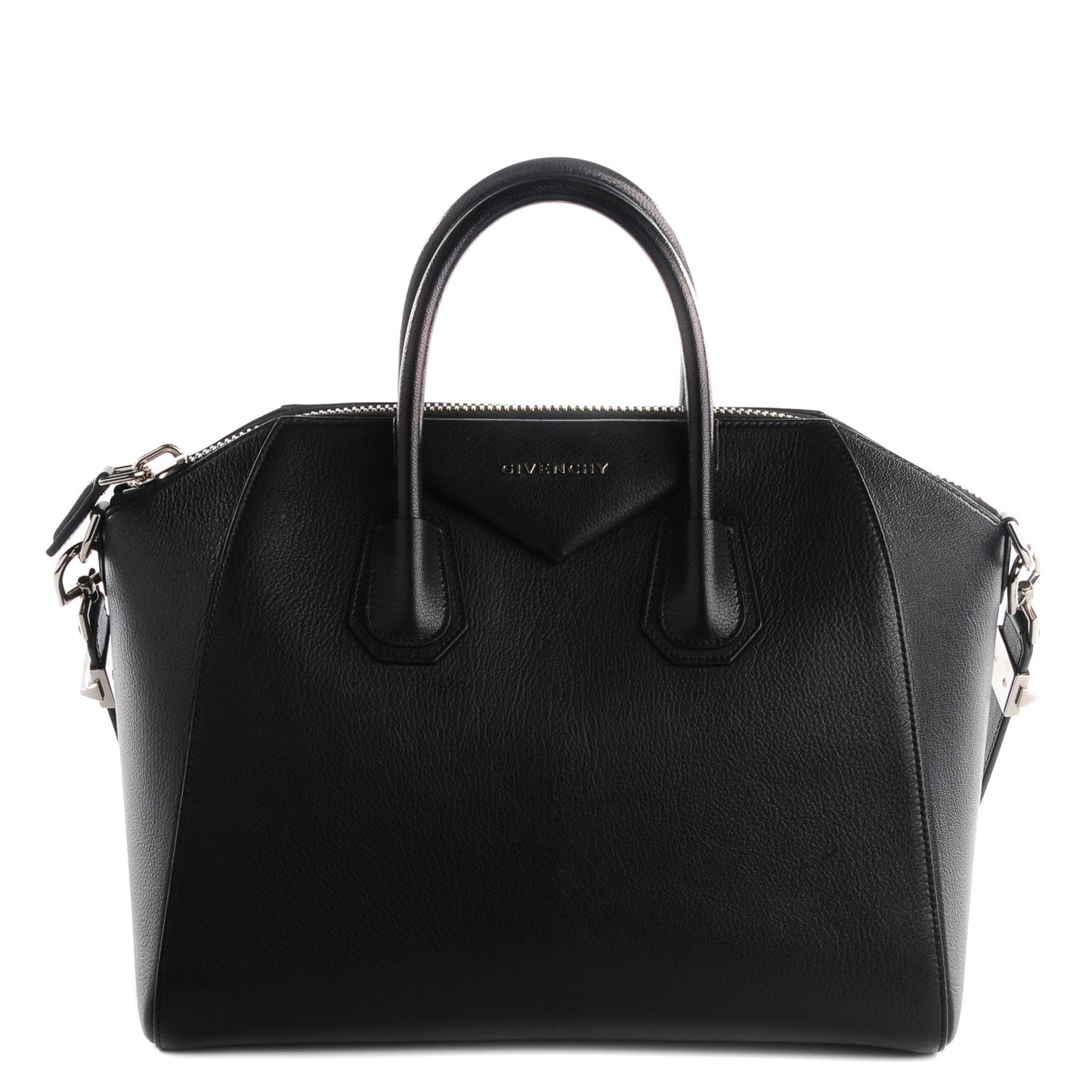 Sugar Goatskin Medium Antigona Black