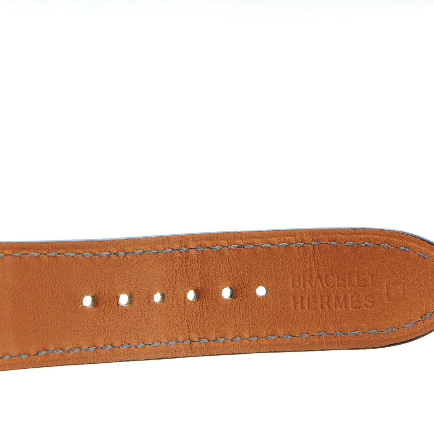 Hermes Stainless Steel Alligator 43mm Arceau Grande Lune Automatic Watch Graphite 7 of 11