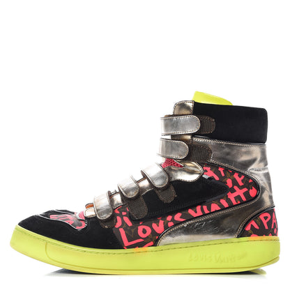 Louis Vuitton Monogram Graffiti Sneakers 40 Fuchsia 1 of 17