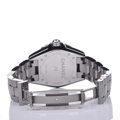 Chanel Titanium Ceramic Diamond 38mm J12 Automatic Watch 5 of 7