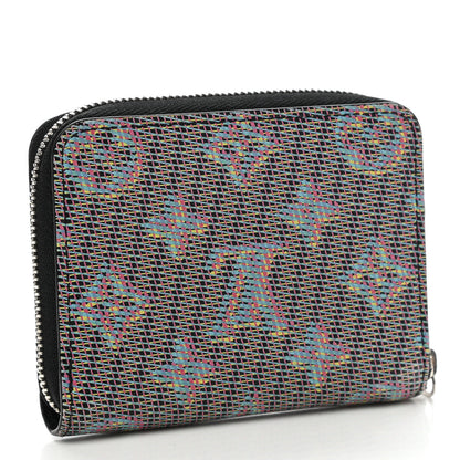 Louis Vuitton Calfskin Monogram LV Pop Zippy Coin Purse Blue 3 of 7