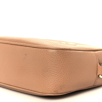 Gucci Pebbled Calfskin Small Soho Disco Bag Camelia 11 of 12