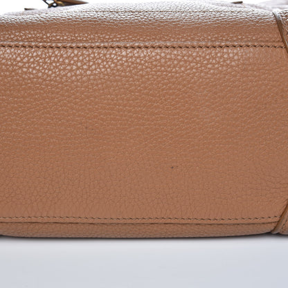 Celine Pebbled Calfskin Micro Luggage Camel 15 of 20