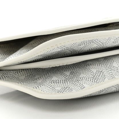 Goyard Goyardine Plumet Wallet Clutch White 11 of 11