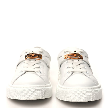 Hermes Calfskin Day Sneakers 36 White 2 of 9