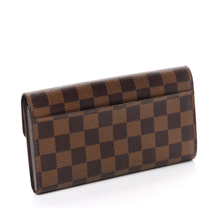 Louis Vuitton Damier Ebene Sarah Wallet NM 3 of 7
