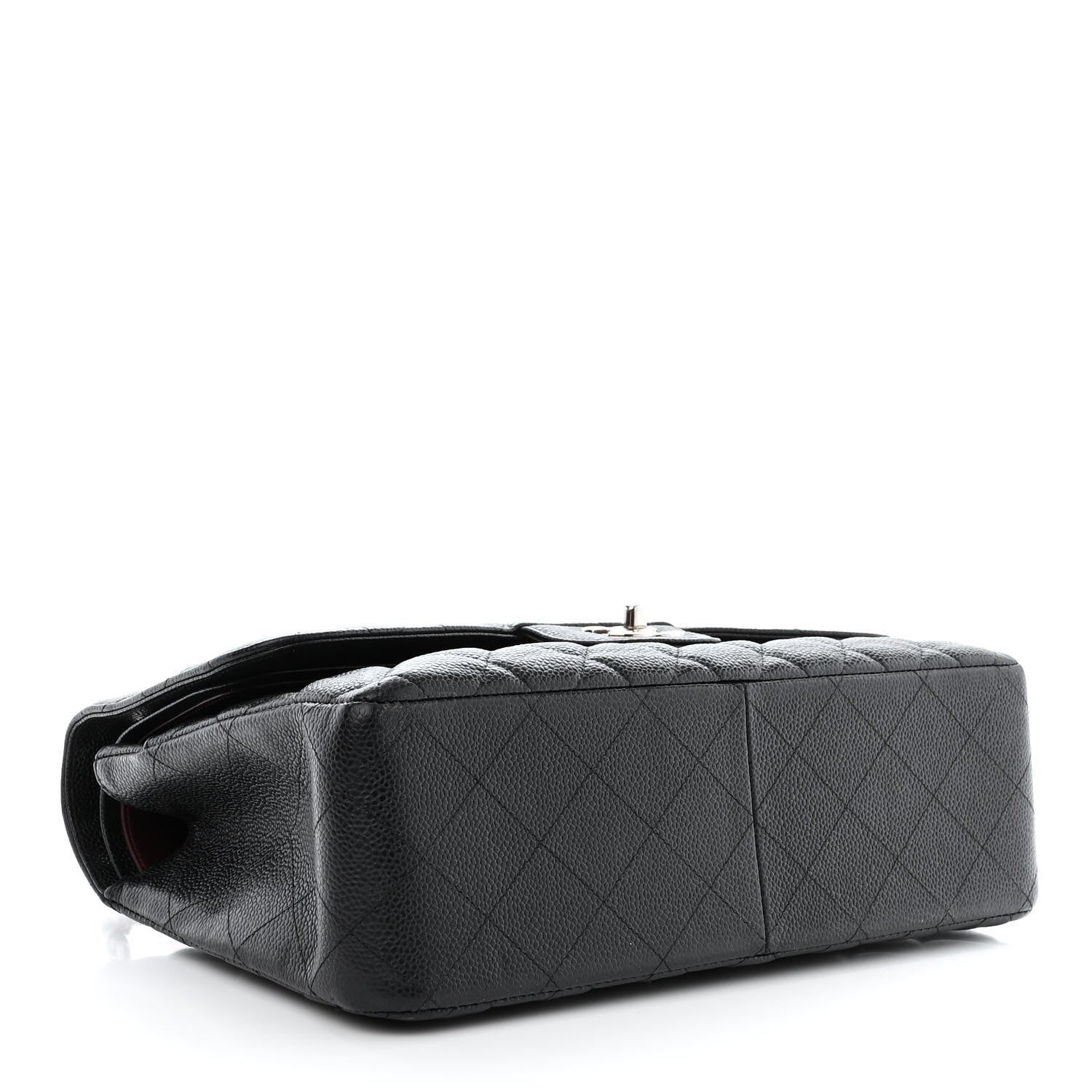 Chanel Caviar Quilted Jumbo Double Flap Black 4 of 12