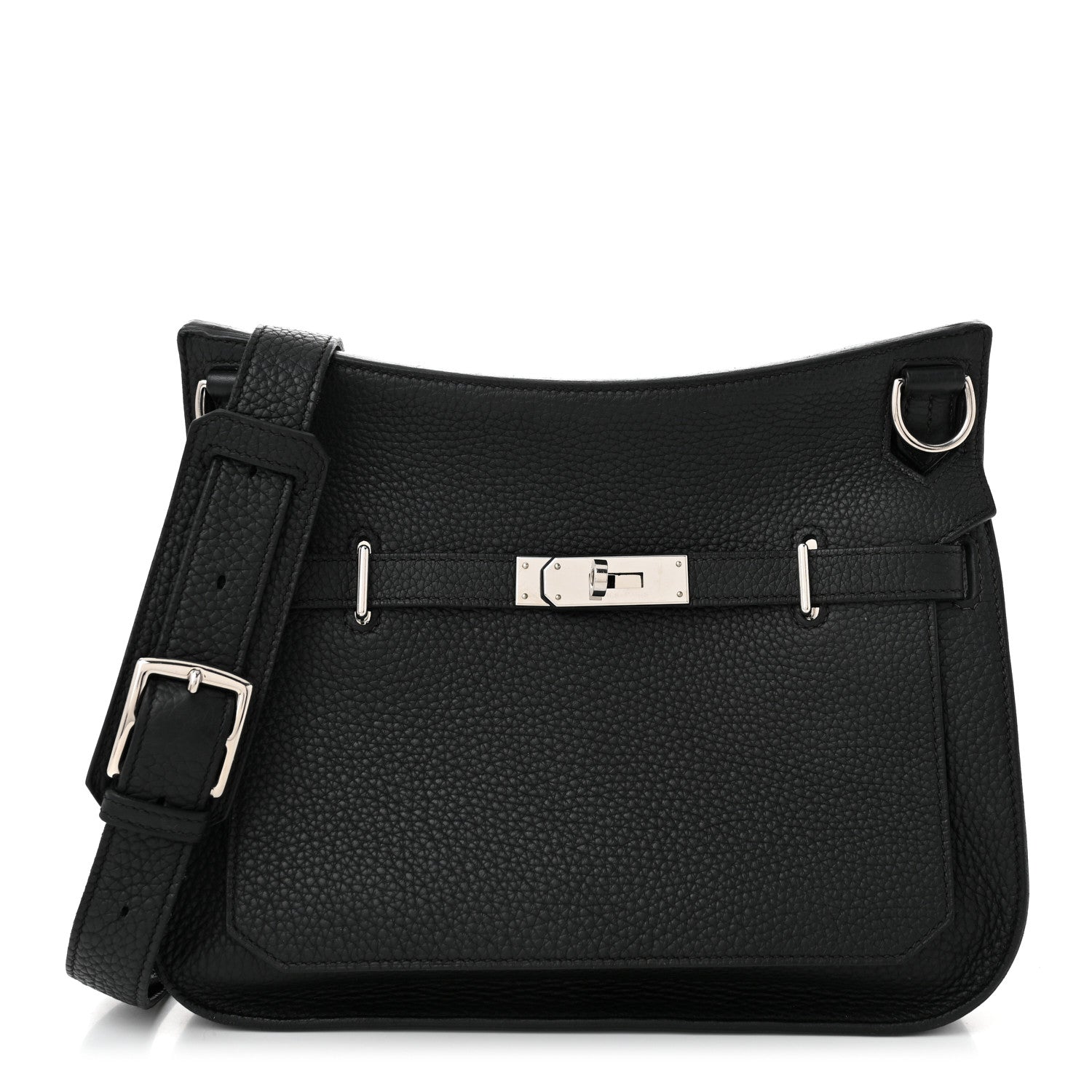 Hermes Taurillon Clemence Jypsiere 28 Black 1 of 10
