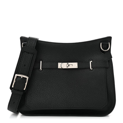 Hermes Taurillon Clemence Jypsiere 28 Black 1 of 10