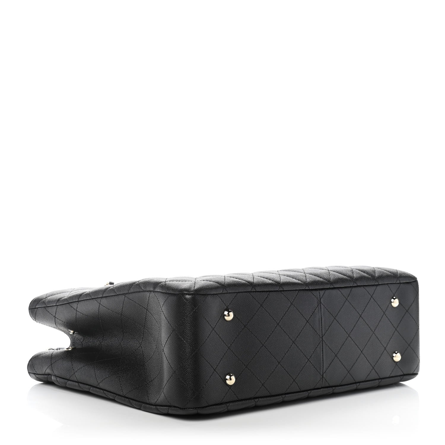 Chanel Caviar Quilted Large Shopping Tote Black 4 of 10